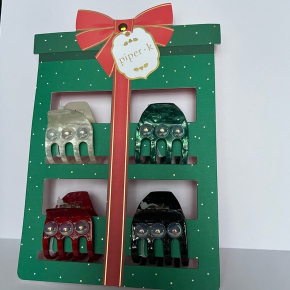 NWT ♥️ Piper K 4pc Hair Claw Clips - Picture 3 of 9